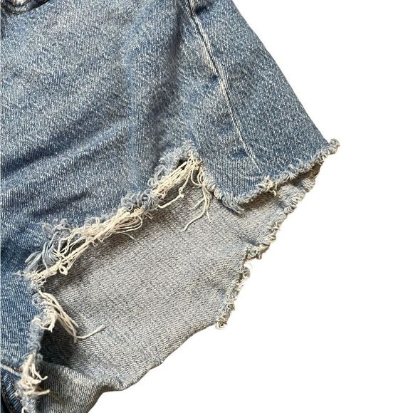 LEVI'S 501 Original Fit High Rise Jean Shorts Size 31 - Picture 6 of 6